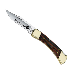 Great Plains Buck Folding Hunter Lockback Knife