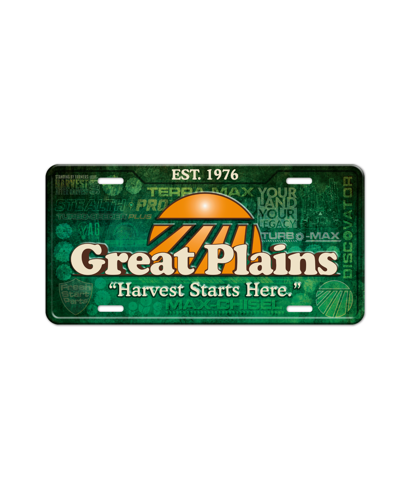 Great Plains 4C License Plate